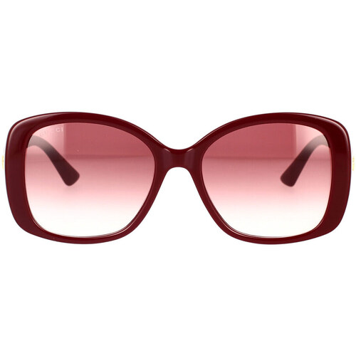 Zegarki & Biżuteria  Damskie okulary przeciwsłoneczne Gucci Occhiali da Sole  GG0762S 003 Bordeaux
