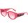 Zegarki & Biżuteria  okulary przeciwsłoneczne McQ Alexander McQueen Occhiali da Sole  AM0330S 004 Różowy