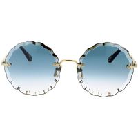 Zegarki & Biżuteria  Damskie okulary przeciwsłoneczne Chloe Occhiali da Sole Chloé CH0047S 002 Złoty