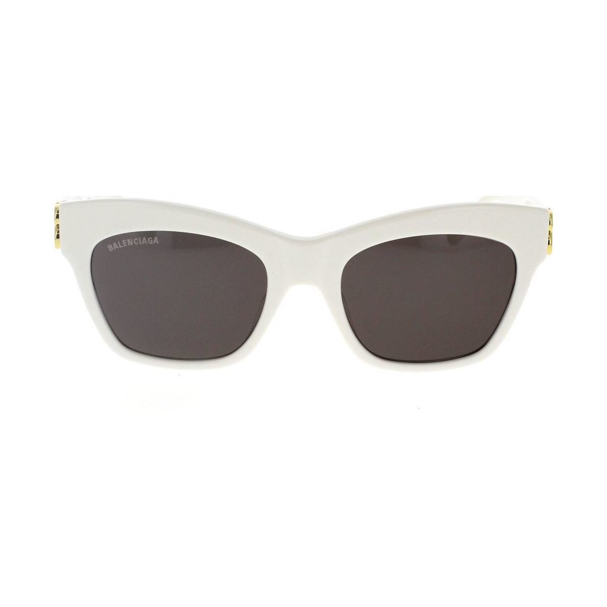Zegarki & Biżuteria  Damskie okulary przeciwsłoneczne Balenciaga Occhiali da Sole  BB0132S 006 Biały