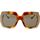 Zegarki & Biżuteria  Damskie okulary przeciwsłoneczne Gucci Occhiali da Sole  con Catena GG1022S 003 Brązowy