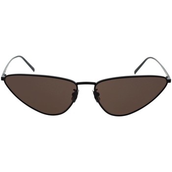 Zegarki & Biżuteria  Damskie okulary przeciwsłoneczne Yves Saint Laurent Occhiali da Sole Saint Laurent SL 487 001 Czarny
