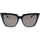 Zegarki & Biżuteria  Damskie okulary przeciwsłoneczne Balenciaga Occhiali da Sole  BB0046S 001 Czarny