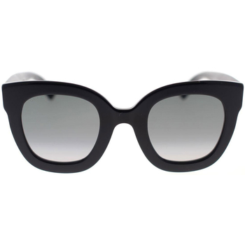 Zegarki & Biżuteria  Damskie okulary przeciwsłoneczne Gucci Occhiali da Sole  GG0208S 001 Czarny