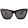 Zegarki & Biżuteria  Damskie okulary przeciwsłoneczne Yves Saint Laurent Occhiali da Sole Saint Laurent New Wave SL 214 Kate 001 Czarny