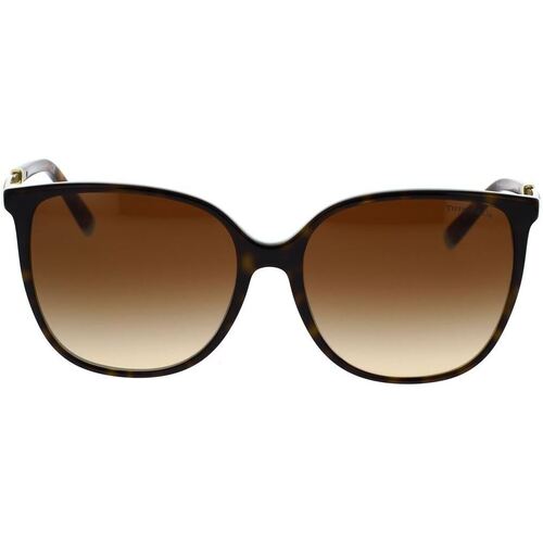 Zegarki & Biżuteria  Damskie okulary przeciwsłoneczne Tiffany Occhiali da Sole  TF4184 81343B Brązowy