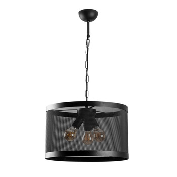 Dom Lampy wiszące, lampy sufitowe Opviq Chandelier - Endustriyel - 11070 Czarny
