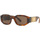Zegarki & Biżuteria  okulary przeciwsłoneczne Versace Occhiali da Sole  Biggie VE4361 521773 Brązowy