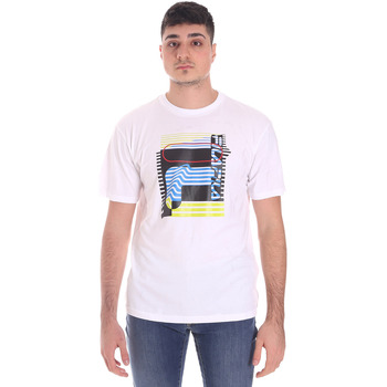 tekstylia Męskie T-shirty i Koszulki polo Fila 689027 Biały