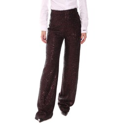 tekstylia Damskie Spodnie z lejącej tkaniny / Alladynki GaËlle Paris GBD7521 Czerwony