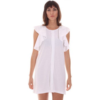 tekstylia Damskie Sukienki Jijil JSE20AB060 Biały