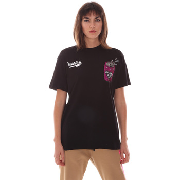 tekstylia Damskie T-shirty z krótkim rękawem Disclaimer 21IDS50872 Czarny