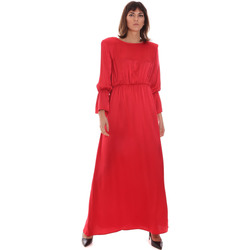 tekstylia Damskie Sukienki długie Jijil JSI20AB219 Czerwony