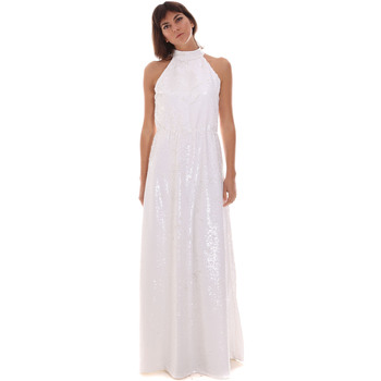 tekstylia Damskie Sukienki długie Jijil JCI20AB090 Biały