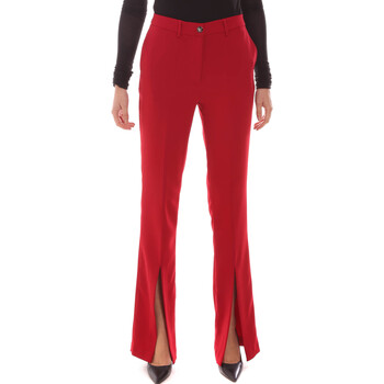 tekstylia Damskie Spodnie z lejącej tkaniny / Alladynki GaËlle Paris GBD8091 Czerwony