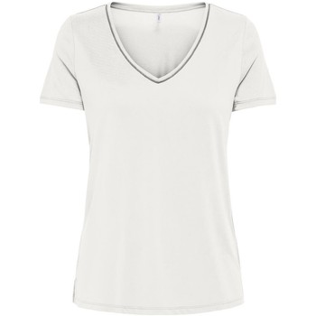 tekstylia Damskie T-shirty z krótkim rękawem Only TOP  FREE 15218854 Biały