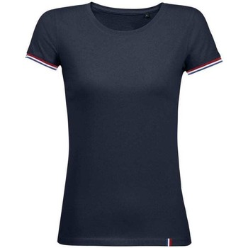 tekstylia Damskie T-shirty z krótkim rękawem Sol's T-shirt femme  rainbow Niebieski