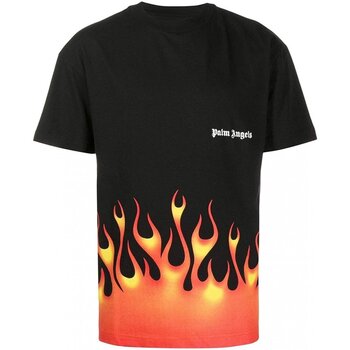 tekstylia Męskie T-shirty z krótkim rękawem Palm Angels PMAA001R204130171088 Czarny