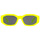 Zegarki & Biżuteria  okulary przeciwsłoneczne Versace Occhiali da Sole  Biggie VE4361 532187 Żółty
