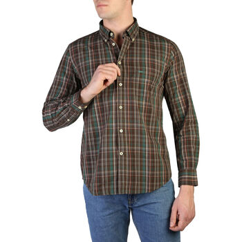 tekstylia Męskie Koszule z długim rękawem Carrera - 213B_1230A Brązowy