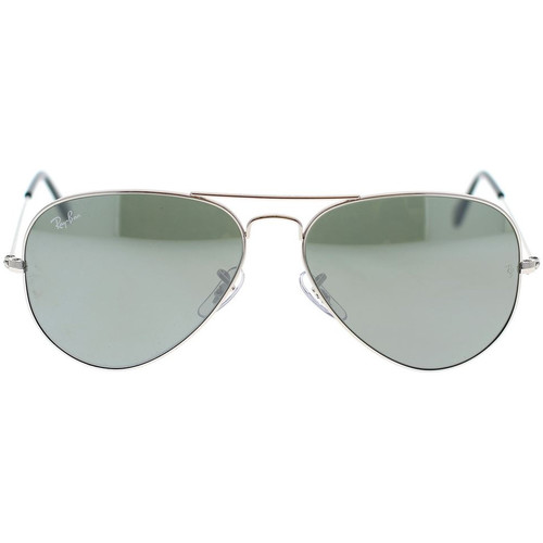 Zegarki & Biżuteria  okulary przeciwsłoneczne Ray-ban Occhiali da Sole  Aviator RB3025 W3277 Srebrny