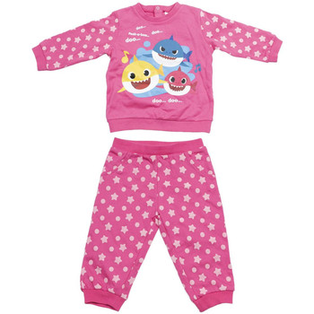 tekstylia Dziecko Zestawy dresowe Baby Shark 2200006328 Różowy