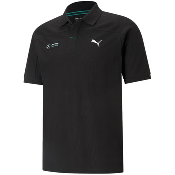 tekstylia Męskie Koszulki polo z krótkim rękawem Puma Mercedes F1 Polo Czarny