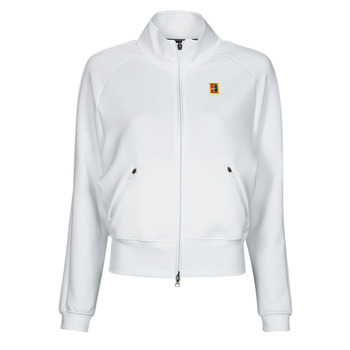 tekstylia Damskie Bluzy dresowe Nike Full-Zip Tennis Jacket Biały / Biały