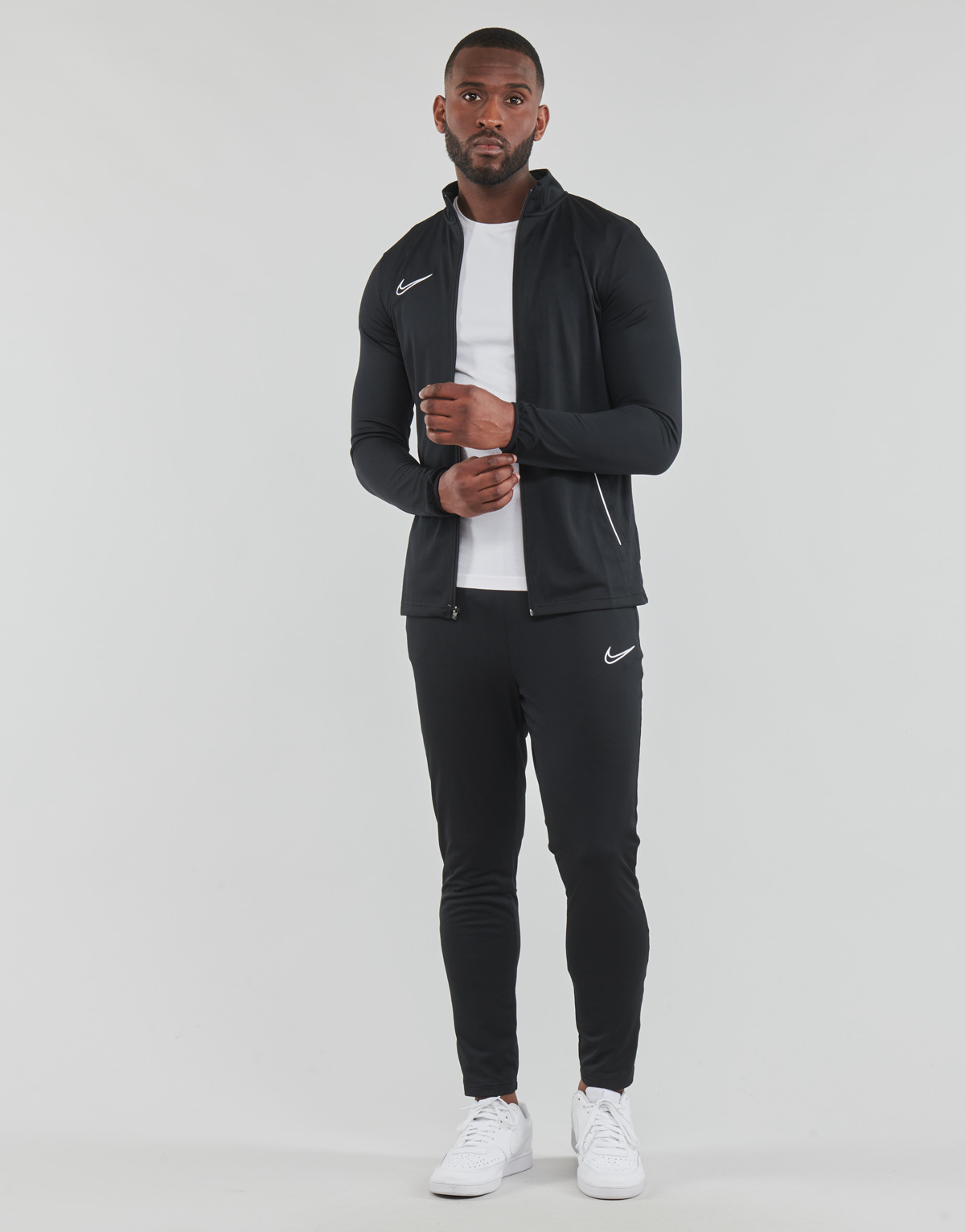 tekstylia Męskie Zestawy dresowe Nike Dri-FIT Miler Knit Soccer Czarny