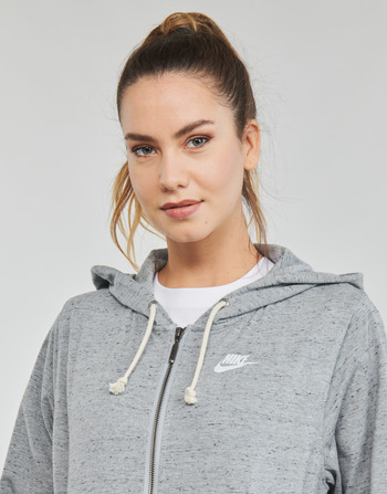 Nike Full-Zip Hoodie Dk / Szary / Heather / Biały