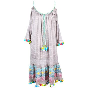tekstylia Damskie Sukienki długie Isla Bonita By Sigris Jesionowa Sukienka Fioletowy