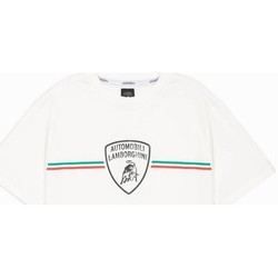 tekstylia Męskie T-shirty i Koszulki polo Lamborghini MAGLIETTE Biały