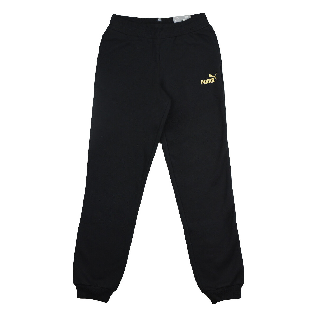 tekstylia Dziewczynka Spodnie dresowe Puma Essential Sweatpants FL G Czarny