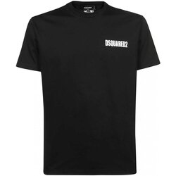 tekstylia Męskie T-shirty z krótkim rękawem Dsquared S74GD0903 Czarny
