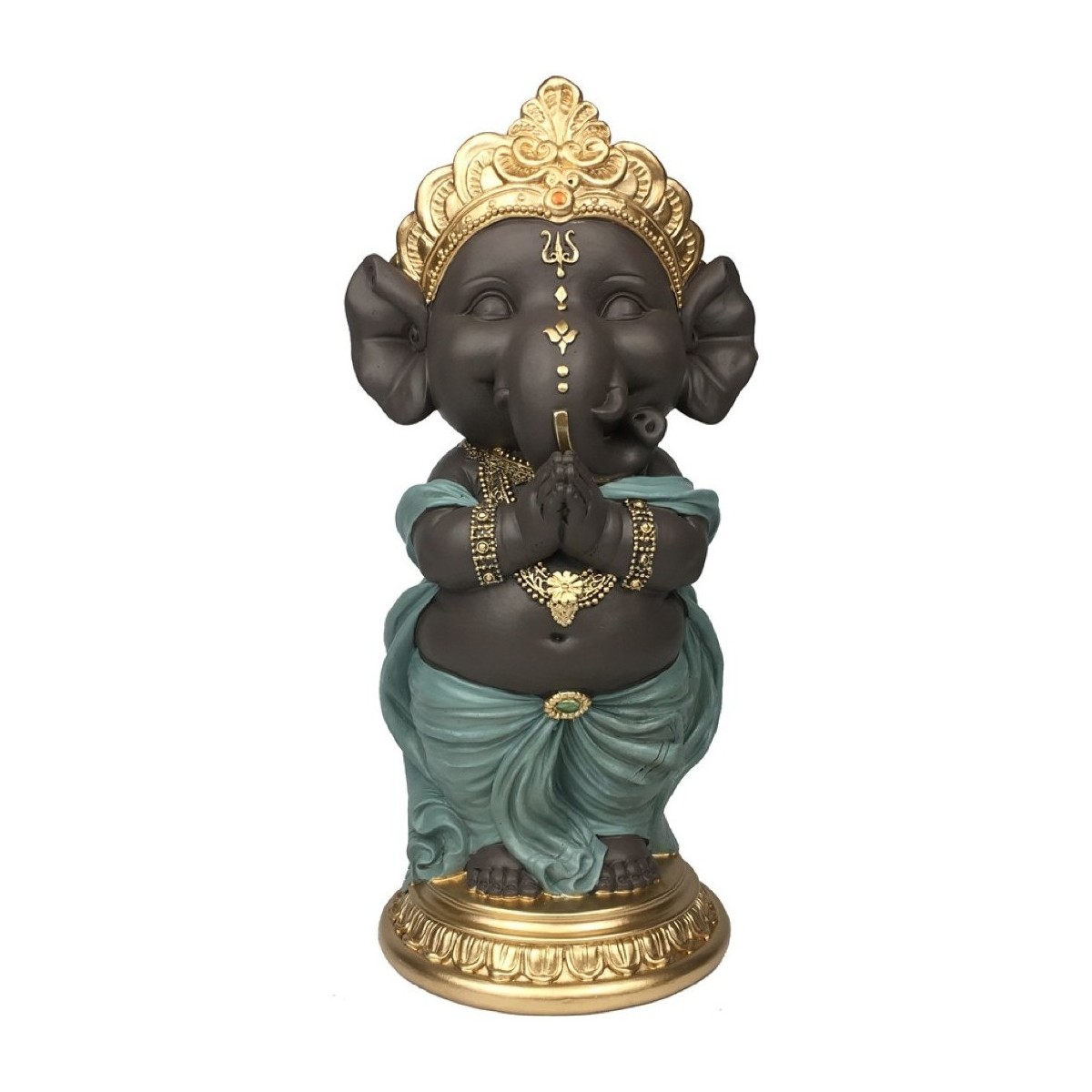 Dom Statuetki i figurki  Signes Grimalt Rysunek Ganesha. Niebieski