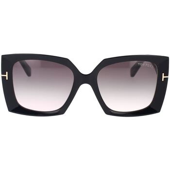 Zegarki & Biżuteria  okulary przeciwsłoneczne Tom Ford Occhiali da Sole  FT0921 Jacquetta 01B Czarny