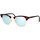Zegarki & Biżuteria  okulary przeciwsłoneczne Ray-ban Occhiali da Sole  Clubmaster RB3016 114530 Brązowy