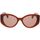 Zegarki & Biżuteria  Damskie okulary przeciwsłoneczne Miu Miu Occhiali da Sole Miu Miu MU03WS 07X06P Bordeaux