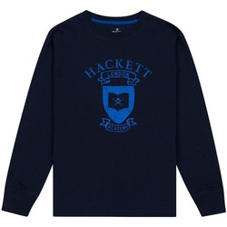 tekstylia Chłopiec T-shirty z długim rękawem Hackett  Niebieski