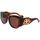 Zegarki & Biżuteria  Damskie okulary przeciwsłoneczne Balenciaga Occhiali da Sole  BB0070S 007 Brązowy