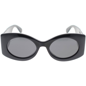 Zegarki & Biżuteria  Damskie okulary przeciwsłoneczne Gucci Occhiali da Sole  GG0810S 001 Czarny
