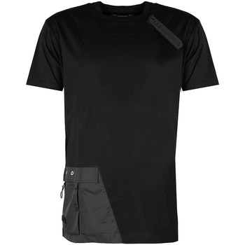 tekstylia Męskie T-shirty z krótkim rękawem Les Hommes  Czarny