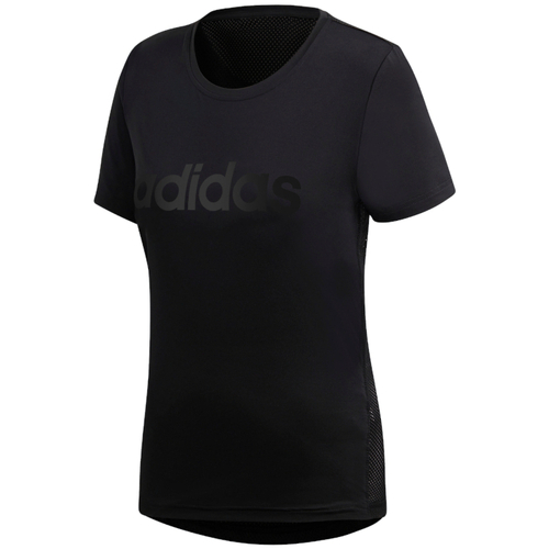 tekstylia Damskie T-shirty z krótkim rękawem adidas Originals adidas Design 2 Move Logo Tee Czarny