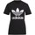 tekstylia Damskie T-shirty z krótkim rękawem adidas Originals adidas Adicolor Classics Trefoil Tee Czarny