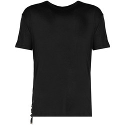 tekstylia Męskie T-shirty z krótkim rękawem Les Hommes  Czarny