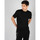 tekstylia Męskie T-shirty z krótkim rękawem Les Hommes LKT144 740U | Relaxed Fit Lyocell T-Shirt Czarny