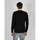 tekstylia Męskie Swetry Les Hommes LKK103-606U | Fit Jumper In Fine Gage Pocket With Zip Czarny