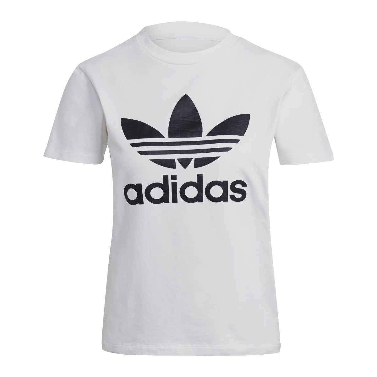 tekstylia Damskie T-shirty z krótkim rękawem adidas Originals adidas Adicolor Classics Trefoil Tee Biały