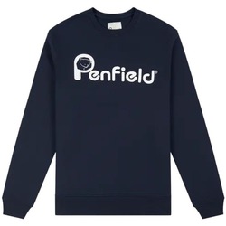 tekstylia Męskie Bluzy Penfield Sweatshirt  Bear Chest Print Niebieski