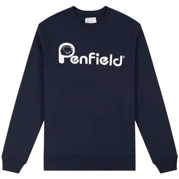 tekstylia Męskie Bluzy Penfield Sweatshirt  Bear Chest Print Niebieski